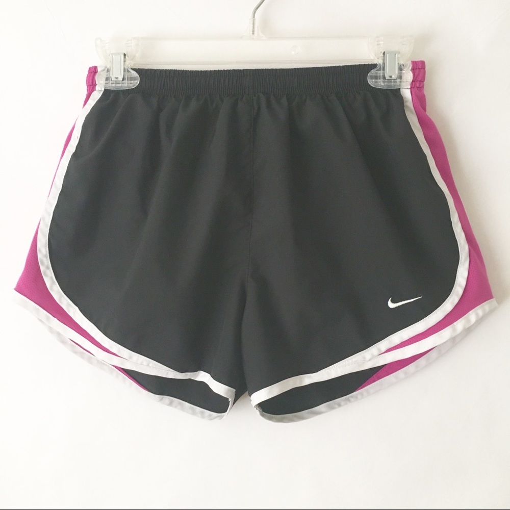 Nike Black White Pink Built in Support Shorts